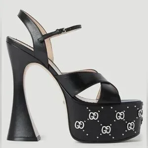 Gucci | Shoes | Gucci Interlocking G Logo Platform Ankle Strap